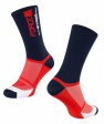 Ponožky FORCE STAGE, modro-červené L-XL/42-46