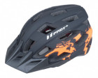 Cyklistická přilba PRO-T Plus Soria In mold, černo-oranžová neon matná