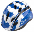 Cyklistická přilba PRO-T Plus Toledo In mold dětská, modro-bílo-černá NRG