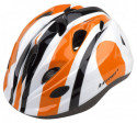 Cyklistická přilba PRO-T Plus Toledo In mold dětská, oranžovo-bílá