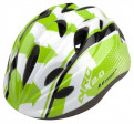Cyklistická přilba PRO-T Plus Toledo In mold dětská, zeleno-bílo-černá NRG