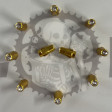 Čepičky pro galuskové ventilky s krystalem zlaté