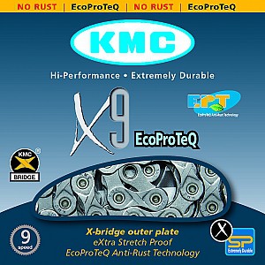 Řetěz KMC X-9 EPT nereznoucí