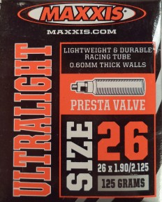 Duše Maxxis Ultralight 26X1,9/2,125 FV