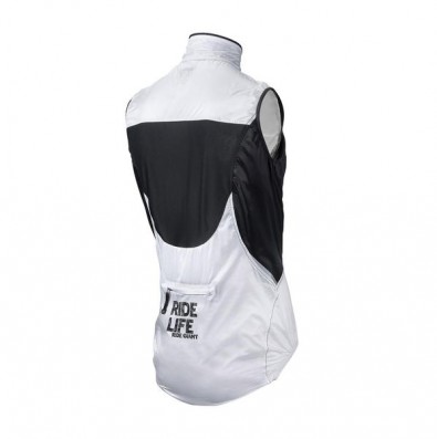 VESTA GIANT Superlight Wind Vest white/ black