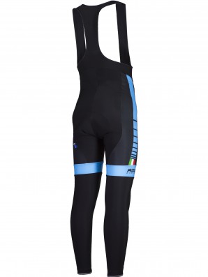 Cyklistické kalhoty dlouhé Rogelli UMBRIA s gelovou cyklovýstelkou, černo-modré