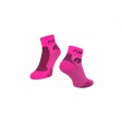 Ponožky FORCE 1, růžovo-černé L - XL