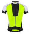 Cyklistický dres FORCE AIR krátký rukáv černo-fluo-bílý