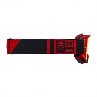 Brýle BELL Descender Mat Red/Black Bones Red Mirror