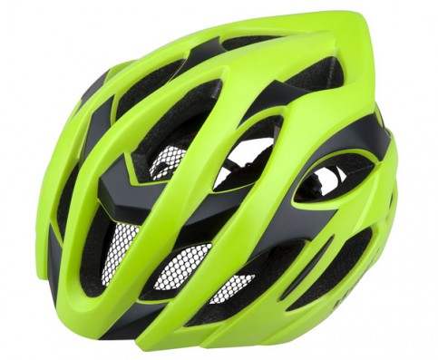 Cyklistická přilba PRO-T  Plus Frontera In mold zelená fluor