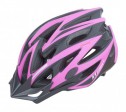Cyklistická přilba PRO-T Plus Tarifa In mold, černo-růžová matná