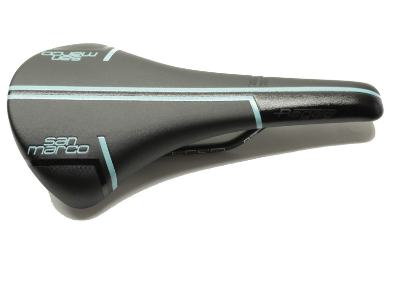 Selle Vélo De Route San Marco Regale Racing Full Narrow (278x138 Mm, Noir/Rouge, Neuf - Rails Xsilite)