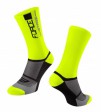 Ponožky FORCE STAGE, fluo-černé L-XL/42-46