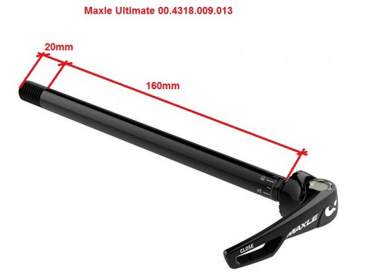 Pevná osa zadní Maxle Ultimate SRAM 12x148,180mm