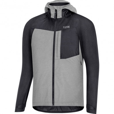 Pánská bunda GORE C5 GTX Active Trail Hooded Jacket-black/terra grey