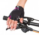 ETAPE- dámské rukavice AMBRA, černá/růžová