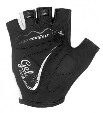 ETAPE- dámské rukavice AMBRA, černá/bílá