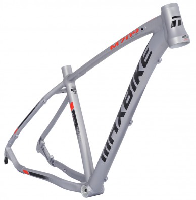 Rám MAXBIKE M709 2020 21" šedý mat + červená