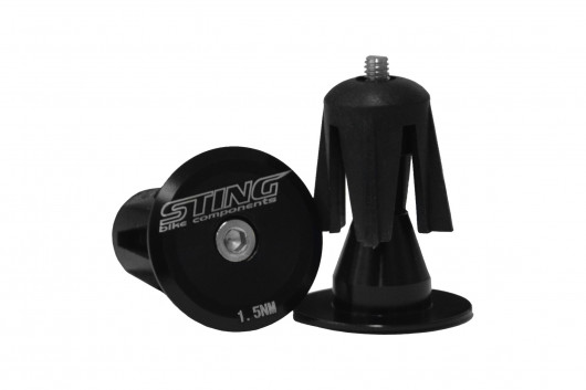 Zátky do řidítek STING ST-PLUG02 černá