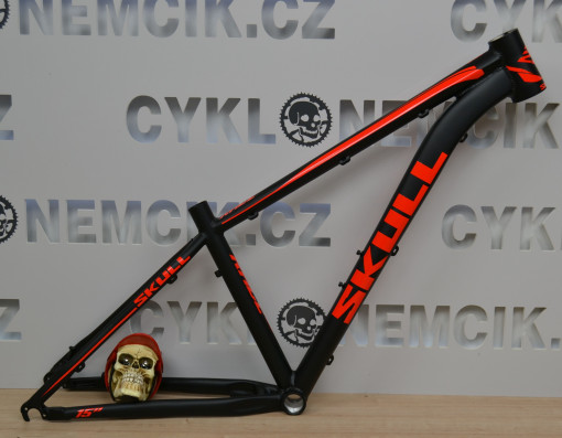 Rám 29" SKULL AL Tapered černo-červený 17"