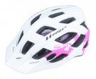 Cyklistická přilba PRO-T Plus Soria In mold, bílo-růžová matná