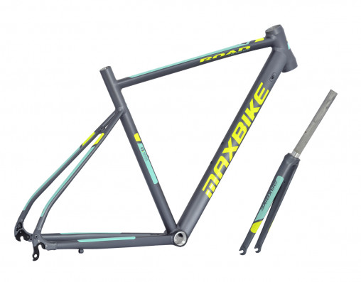 Rám Maxbike Road 480mm + vidlice Al šedý