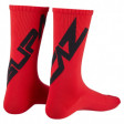 Ponožky SUPACAZ Twisted černo-červené