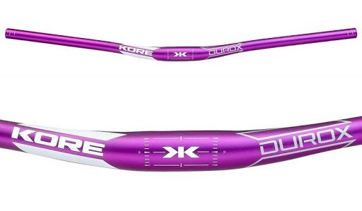 Řídítka Kore Durox 760 31,8 20mm vlaštovky fialové