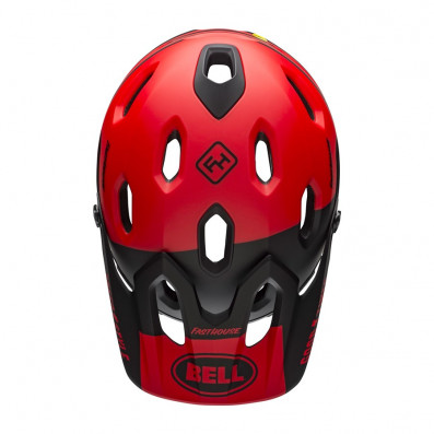 Přilba BELL Super DH Spherical Red/Black Fasthouse