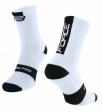 Ponožky FORCE LONG PRO, bílo-černé L-XL/42-46