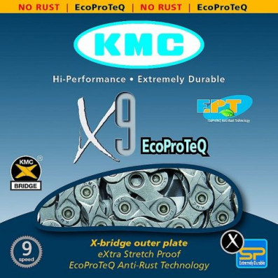 ŘETĚZ KMC X9 EPT NEREZNOUCÍ BOX