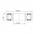 Ložisko kuličkové MAX CB-435 6900V LLU 10x22x6