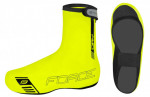 Návleky na tretry FORCE PU DRY MTB, fluo