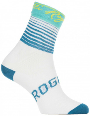 Dámské ponožky ROGELLI IMPRESS, tyrkysovo-žluté