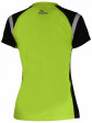 Dámské funkční triko ROGELLI EABEL, reflexní žluté-černo-bílé