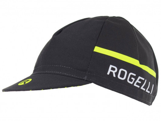 Cyklistická kšiltovka pod helmu ROGELLI HERO, černo-reflexně žlutá