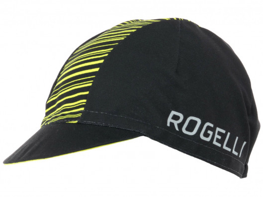 Cyklistická kšiltovka ROGELLI RITMO, černo-reflexní žlutá