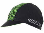 Cyklistická kšiltovka ROGELLI RITMO, černo-zelená