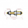 PŘEDNÍ NÁBOJ NOVATEC D791SB-B15 BOOST AL 32