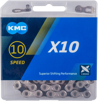 Řetěz KMC X-10.93 stř/šedý, box