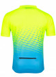 Dres FORCE MTB ANGLE kr. rukáv, fluo-modrý