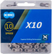 Řetěz KMC X-10.93 stř/šedý, box