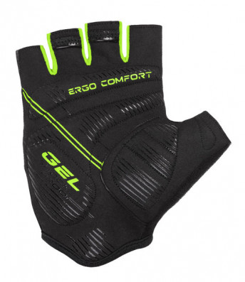ETAPE- rukavice AIR, černá/zelená