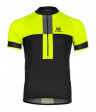 ETAPE – pánský dres FACE, černá/žlutá fluo