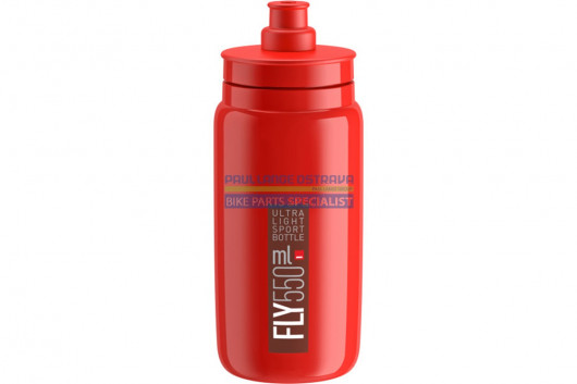 ELITE láhev FLY 21' červená/bordeaux logo, 550 ml