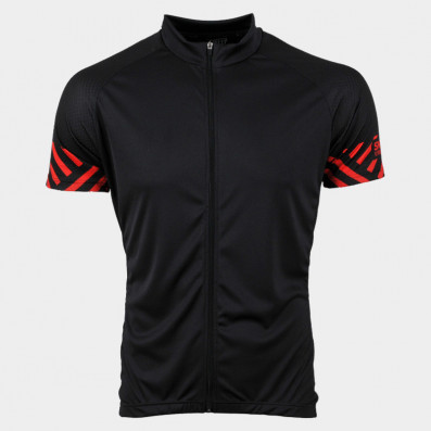 SWEEP CYKLISTICKÝ DRES CLASIC CYKLO-D062 ČERNO ČERVENÝ