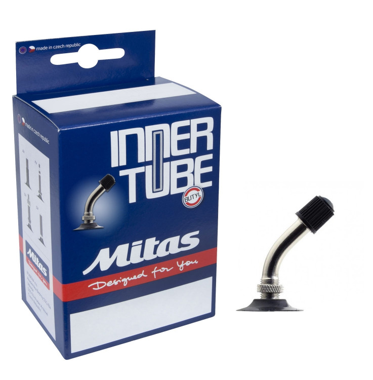 thumbnail image 2 of Mitas 29 X 2.45-3.00 Bicycle Inner Tube – 40mm Schrader Valve, Rubber, Czech Made, MTB 2 of 4