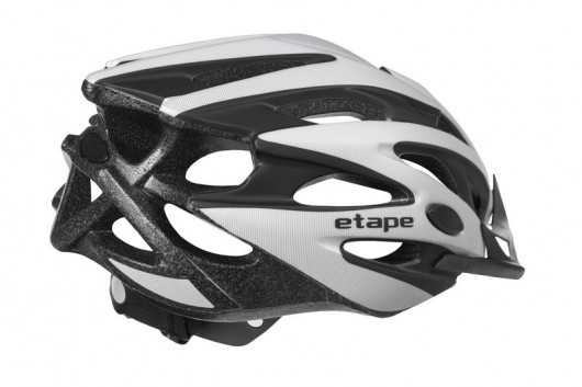 ETAPE – cyklistická přilba BIKER, stříbrná/černá mat