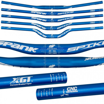 Řidítka SPANK SPIKE 800 VIBROCORE BAR, 30R BLUE/WHITE