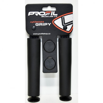 Gripy PROFIL SGR001 NBR 136mm černý